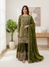 Sr 1697 Silk With Embroider Top With Sharara Dupatta Wholesale Market In Surat